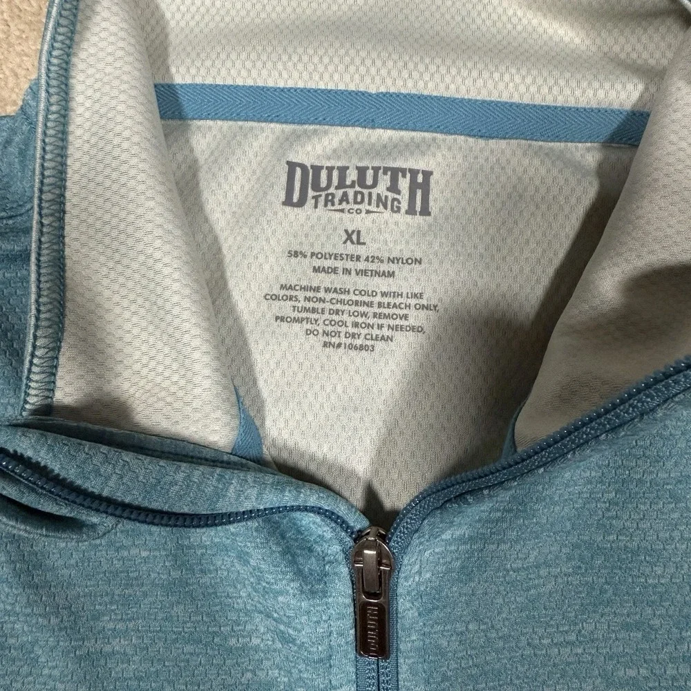 Duluth Trading Co Armachillo Pullover 1/4 Zip Men's XL Cooling Shirt Performance - Picture 4 of 8